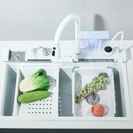 Daugiafunkcinė kriauklė SN1 su LED indikatoriumi