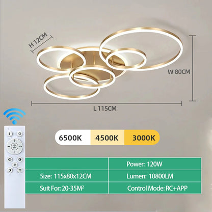 Išmanusis LED šviestuvas „Circles“